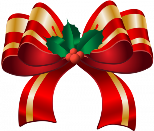 christmas bow clipart in hd free download