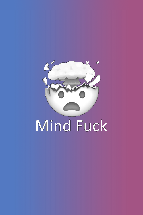 Blue Purple Hue Poster Mind Fuck