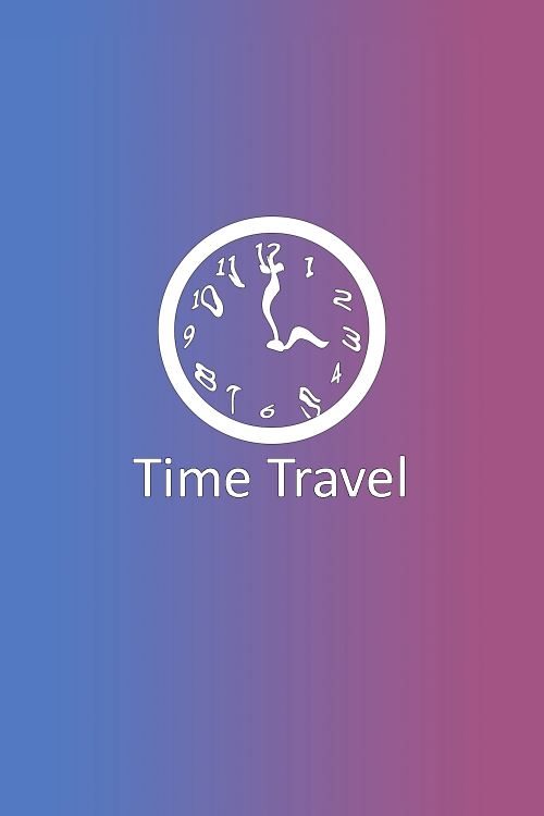 Blue Purple Hue Poster Time Travel
