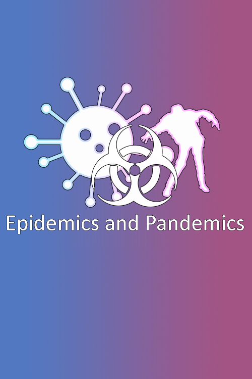 Blue Purple Hue Poster epidemics and pandemics