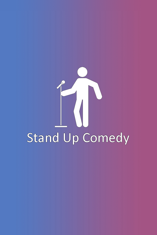 Blue Purple Hue Poster stand up comedy 2