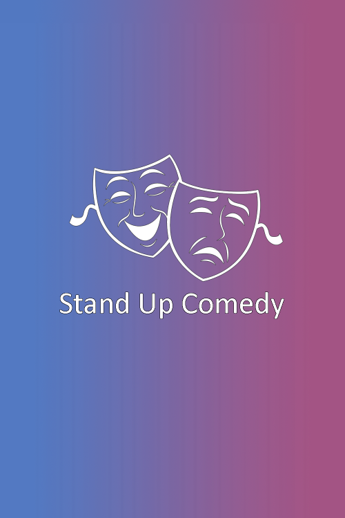 Blue Purple Hue Poster stand up comedy